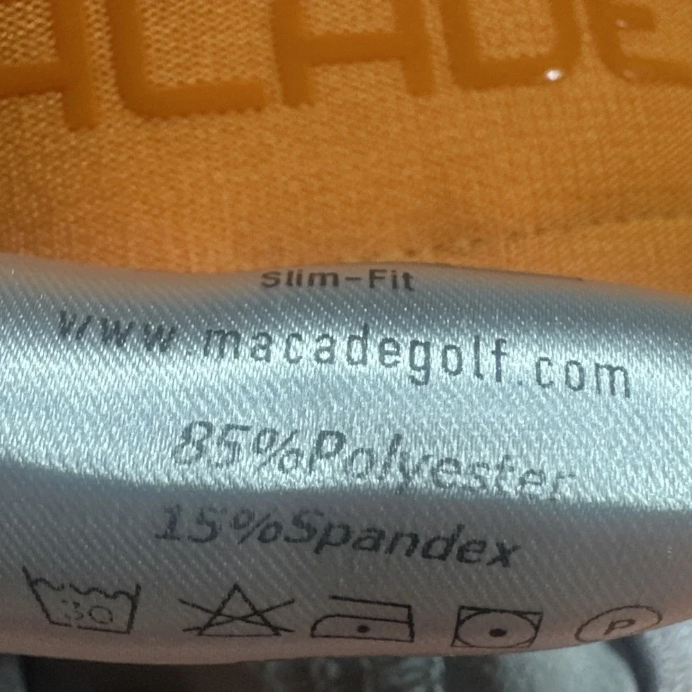 Macade Golf Jogger Pants Mens 30 Gray Slim Fit Zip Ankle Pockets Stretch